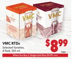 Vallarta Supermarkets VMC RTDs offer