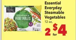 Vallarta Supermarkets Essential Everyday Steamable Vegetables offer