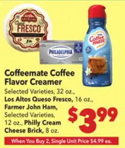 Vallarta Supermarkets Coffeemate Coffee Flavor Creamer offer
