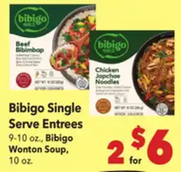 Vallarta Supermarkets Bibigo Single Serve Entrees offer