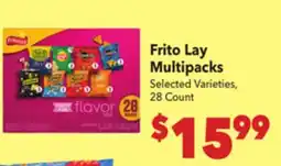 Vallarta Supermarkets Frito Lay Multipacks offer