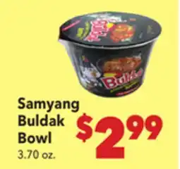 Vallarta Supermarkets Samyang Buldak Bowl offer