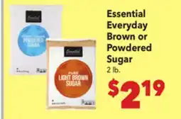 Vallarta Supermarkets Essential Everyday Brown or Powdered Sugar offer