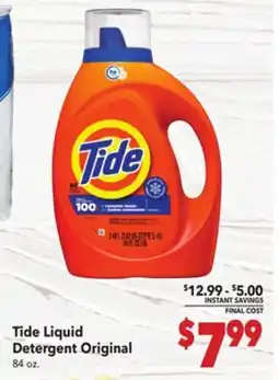 Vallarta Supermarkets Tide Liquid Detergent Original offer