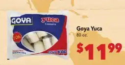 Vallarta Supermarkets Goya Yuca offer