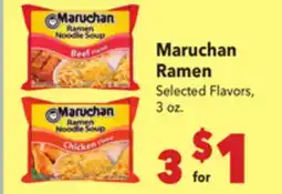 Vallarta Supermarkets Maruchan Ramen offer