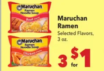 Vallarta Supermarkets Maruchan Ramen offer