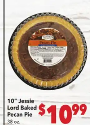 Vallarta Supermarkets 10 Jessie Lord Baked Pecan Pie offer