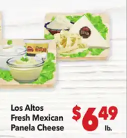 Vallarta Supermarkets Los Altos Fresh Mexican Panela Cheese offer