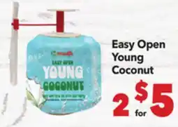 Vallarta Supermarkets Easy Open Young Coconut offer