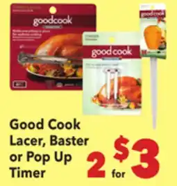 Vallarta Supermarkets Good Cook Lacer, Baster or Pop Up Timer offer