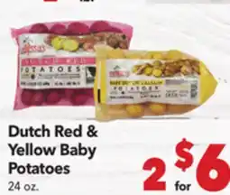 Vallarta Supermarkets Dutch Red & Yellow Baby Potatoes offer