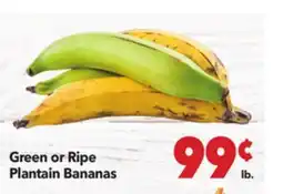Vallarta Supermarkets Green or Ripe Plantain Bananas offer