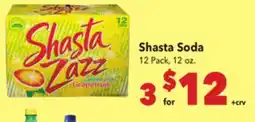 Vallarta Supermarkets Shasta Soda offer