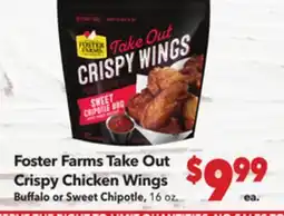 Vallarta Supermarkets Foster Farms Take Out Crispy Chicken Wings offer