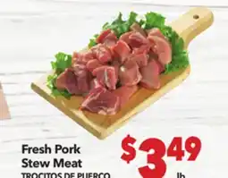 Vallarta Supermarkets Fresh Pork Stew Meat / TROCITOS DE PUERCO offer