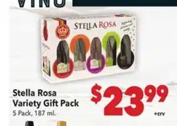 Vallarta Supermarkets Stella Rosa Variety Gift Pack offer