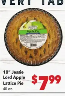 Vallarta Supermarkets 10 Jessie Lord Apple Lattice Pie offer