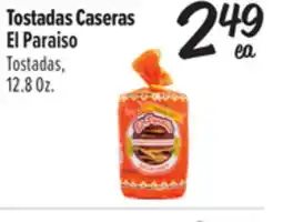 El Super Tostadas Caseras El Paraiso Tostadas offer