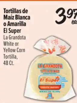 El Super White or Yellow Corn Tortilla offer