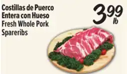 El Super Fresh Whole Pork Spare ribs offer