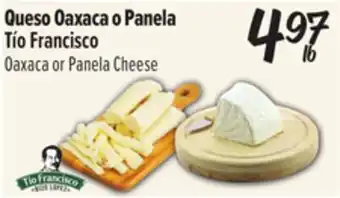 El Super Tío Francisco Oaxaca or Panela Cheese offer