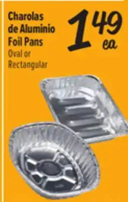 El Super Foil Pans Oval or Rectangular offer