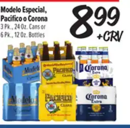 El Super Modelo Especial, Pacifico o Corona offer