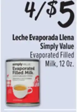 El Super Simply Value Evaporated Filled Milk offer