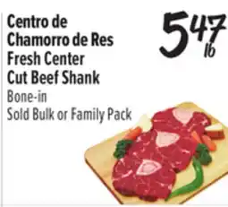 El Super Fresh Center Cut Beef Shank offer