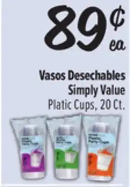 El Super Simply Value Platic Cups offer