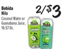 El Super Coconut Water or Guanabana Juice offer
