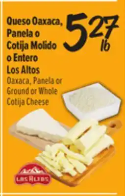 El Super Ground or Whole Cotija Cheese offer