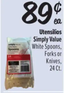 El Super White Spoons, Forks or Knives offer