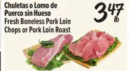 El Super Fresh Boneless Pork Loin Chops or Pork Loin Roast offer