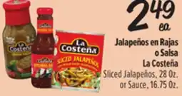 El Super Sliced Jalapeños, 28Oz. or Sauce, 16.75Oz offer