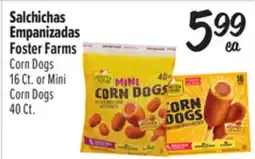 El Super Foster Farms Corn Dogs 16 Ct. or Mini Corn Dogs 40 Ct offer