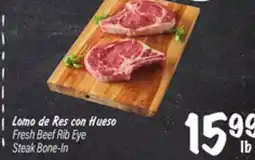 El Super Fresh Beef Rib Eye Steak Bone-In offer