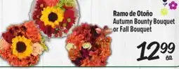 El Super Fresh Autumn Bounty Bouquet or Fall Bouquet offer