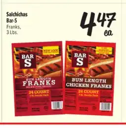 El Super Fresh Bar-S Franks offer