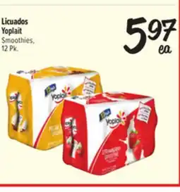 El Super Fresh Yoplait Smoothies offer