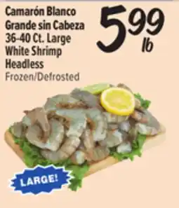 El Super Fresh Large White Shrimp Headless offer