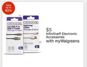 Walgreens Infinitive Electronic Accessories offer