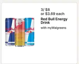 Walgreens Red Bull Energy Drink offer