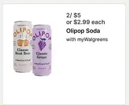 Walgreens Olipop Soda offer