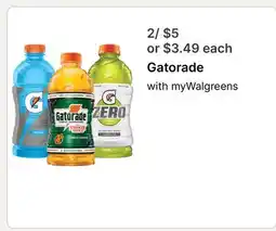 Walgreens Gatorade offer