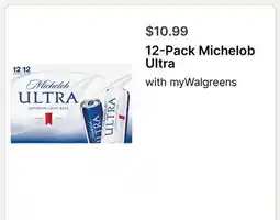 Walgreens 12-Pack Michelob Ultra offer