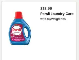 Walgreens Persil Laundry Care offer