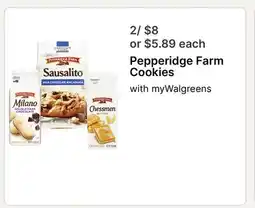 Walgreens Pepperidge Farm Cookies offer