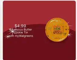 Walgreens Bauducco Butter Cookie Tin offer